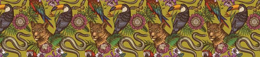 Folklore Chartreuse Table Runner