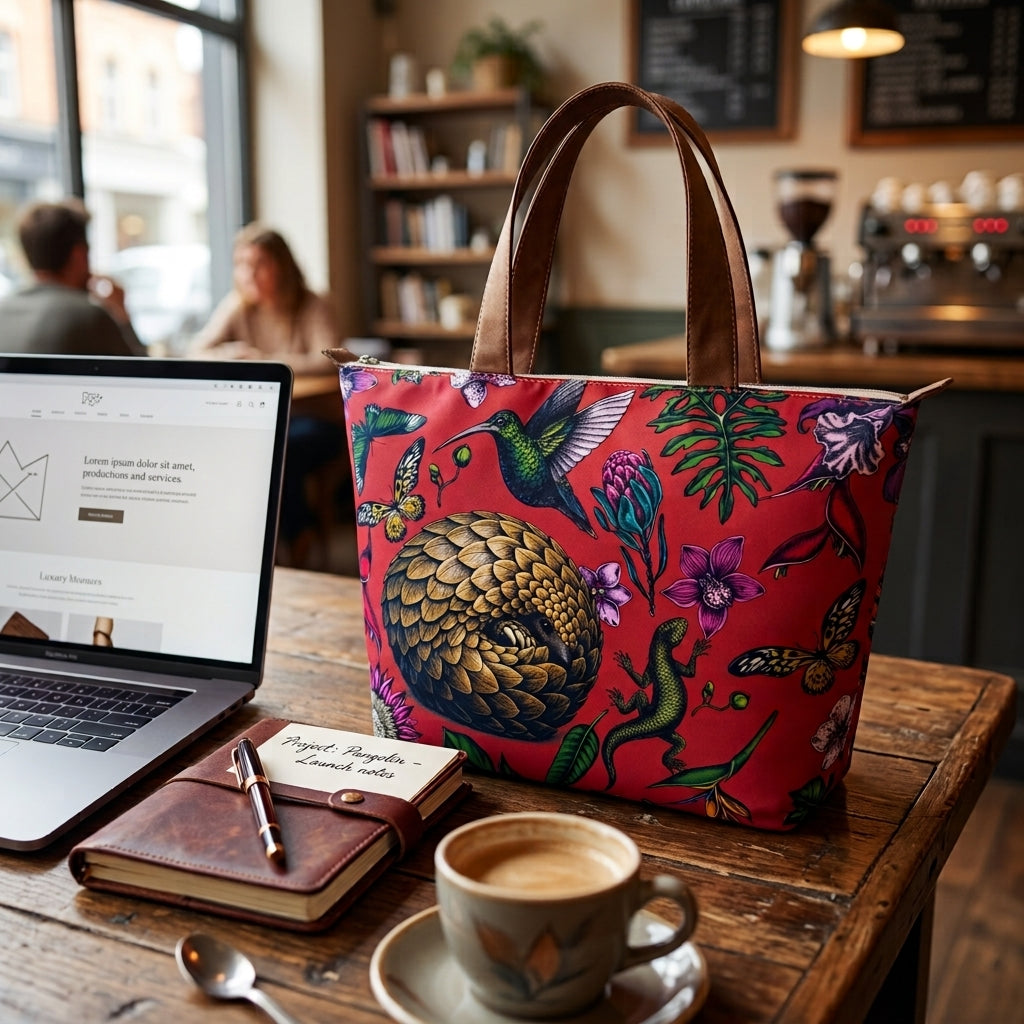 Folklore Pangolin Organised Organizer Bag