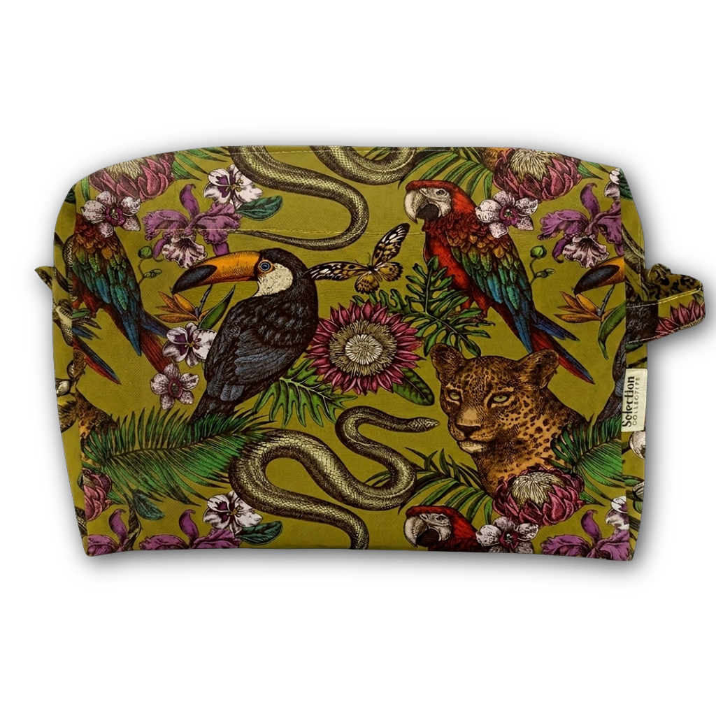 Folklore Chartreuse Toiletry Bag