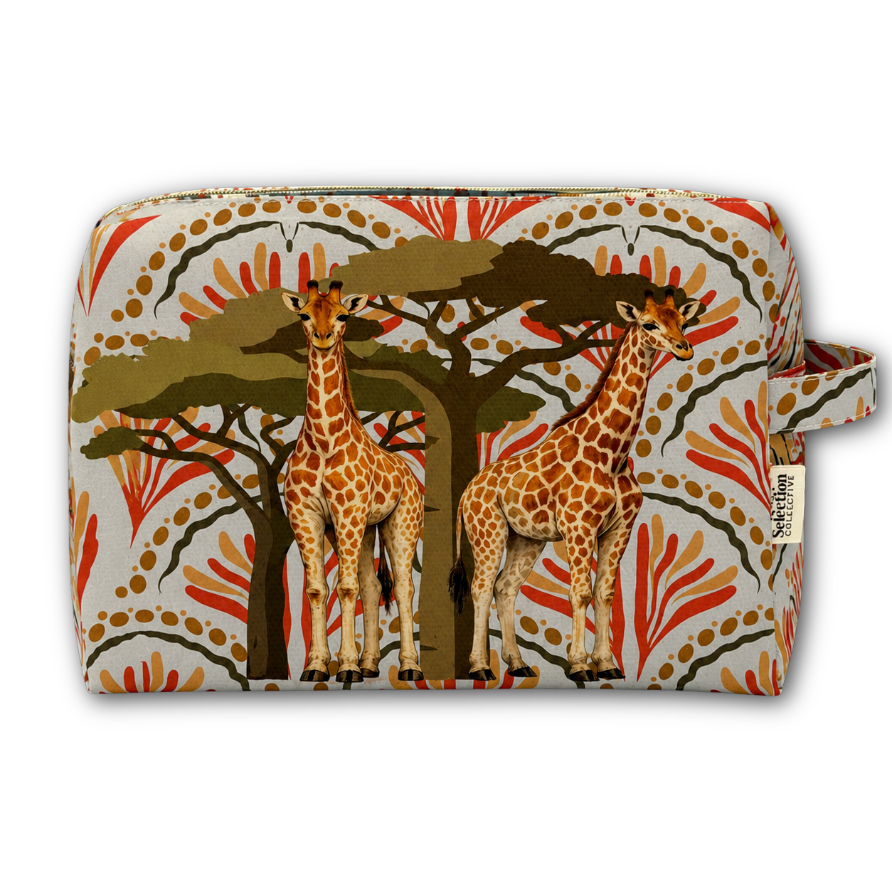 Gazania Giraffes Toiletry Bag