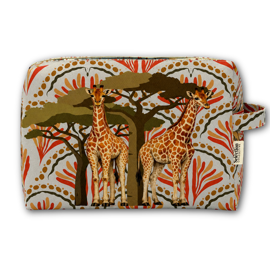 Gazania Giraffes Toiletry Bag