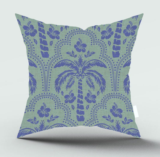 Hibiscus Palm Scatter Cover