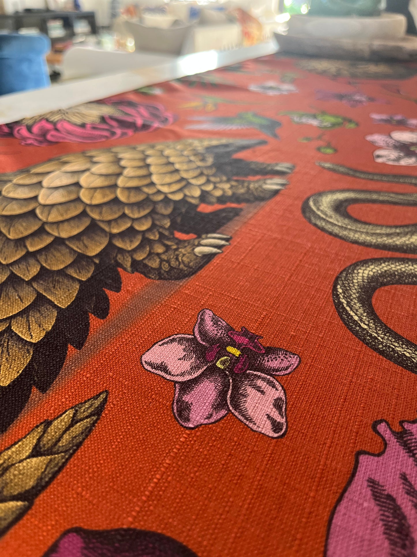 Folklore Pangolin Table Runner