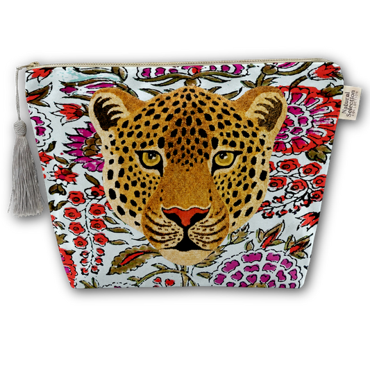 India Moon Taj Velvet Makeup Bag