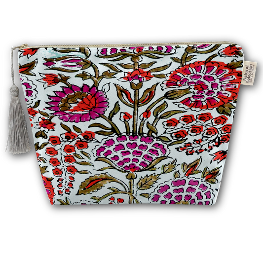 India Moon Velvet Makeup Bag