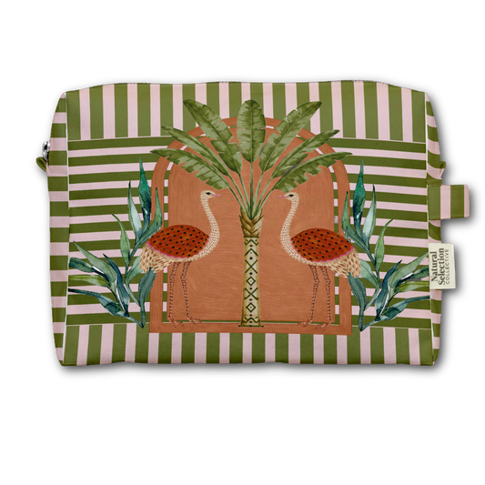 Jordania Ostriches Toiletry Bag