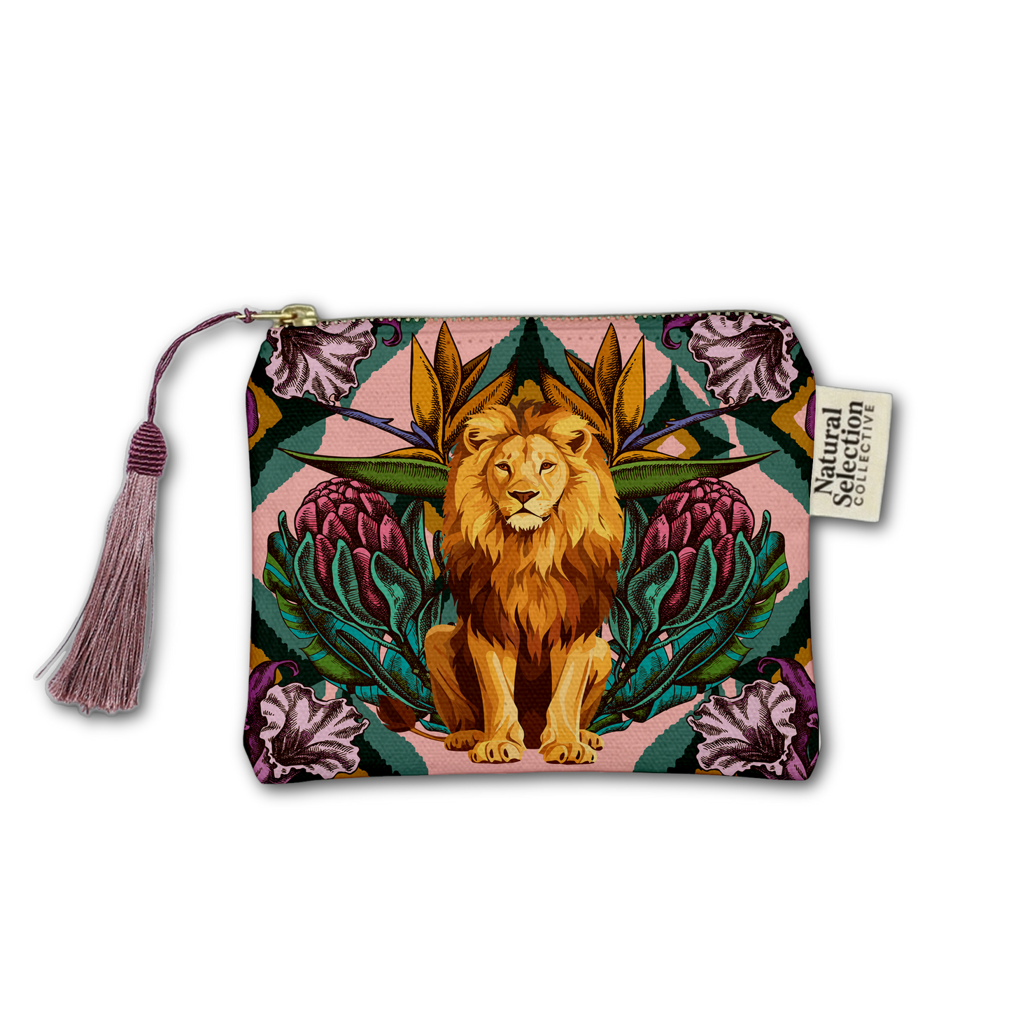 King Protea Makeup Bag