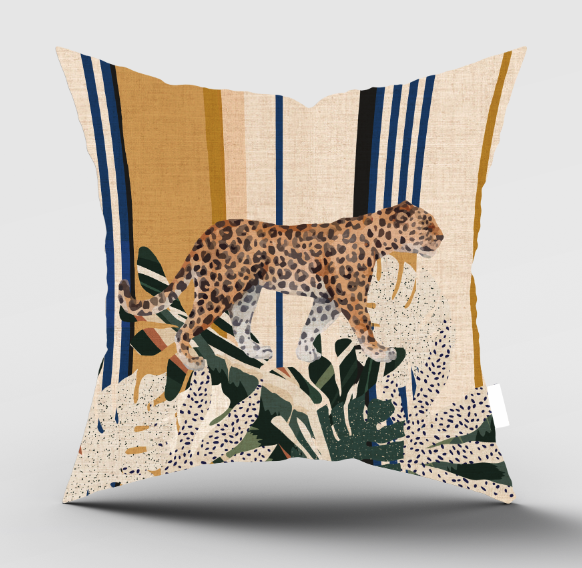 Lamu Leopard Scatter Cover