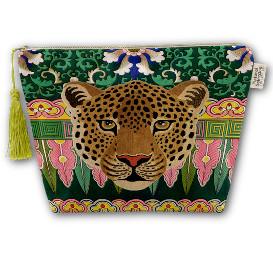 Leo Taj  Velvet Makeup Bag