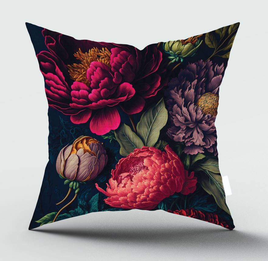 Midnight Peony Scatter Cover