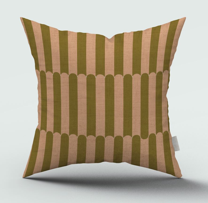 Moss Stripe Scatter Cover
