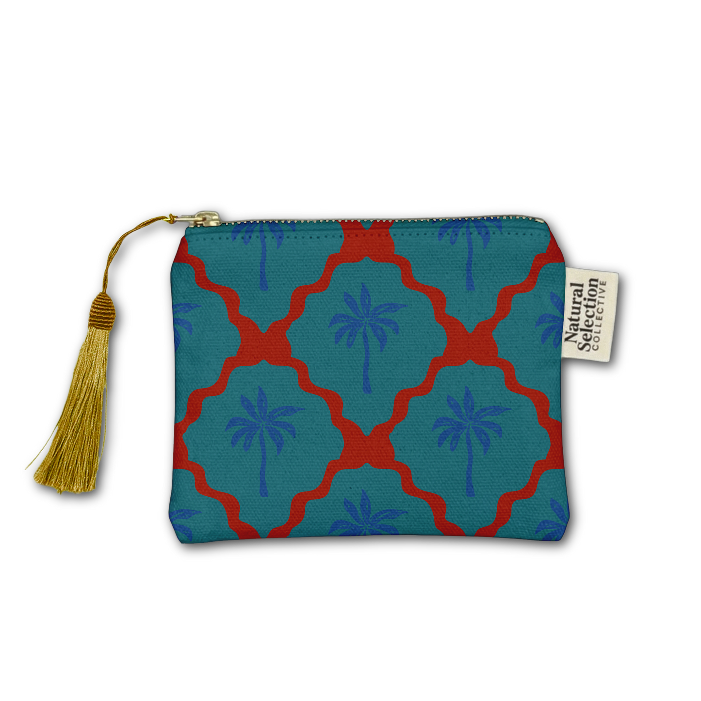 Maroc Palms Makeup Bag