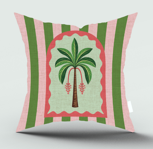 Mirage Palm Green Scatter Cover - Natural Selection