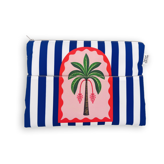 Mirage Palm Blue Laptop Sleeve