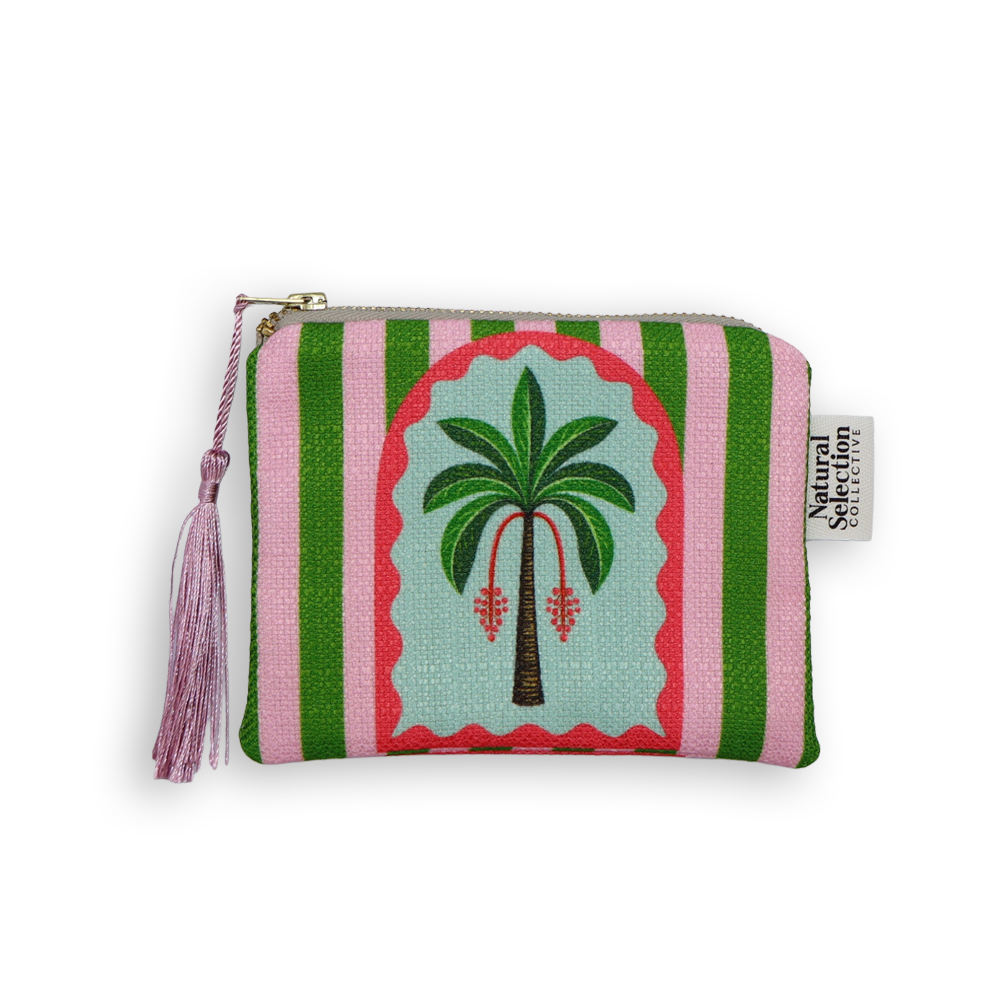 Mirage Palm Green Coin Purse