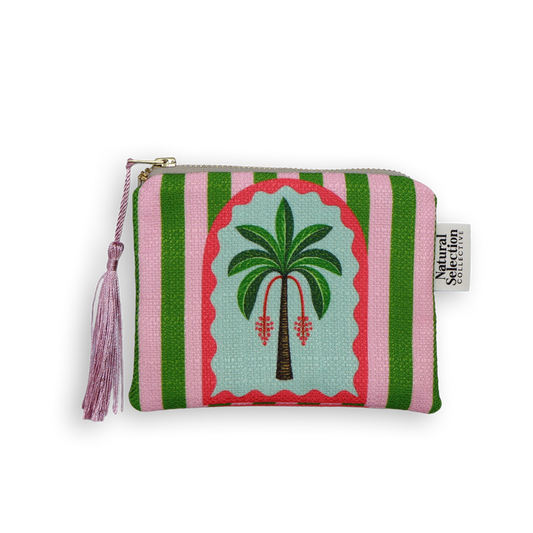 Mirage Palm Green Coin Purse