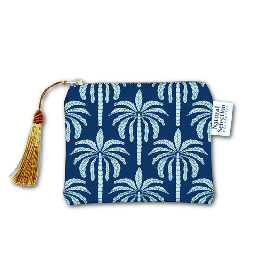 Tigres Palm Makeup Bag