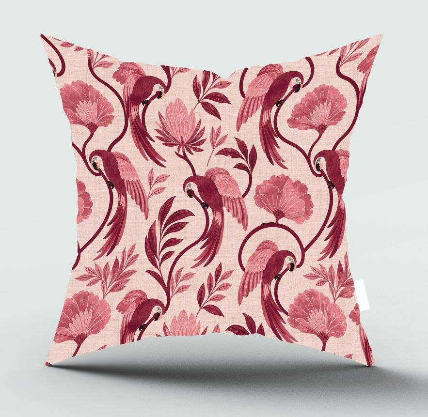 Parrot Blooms Scatter Cover