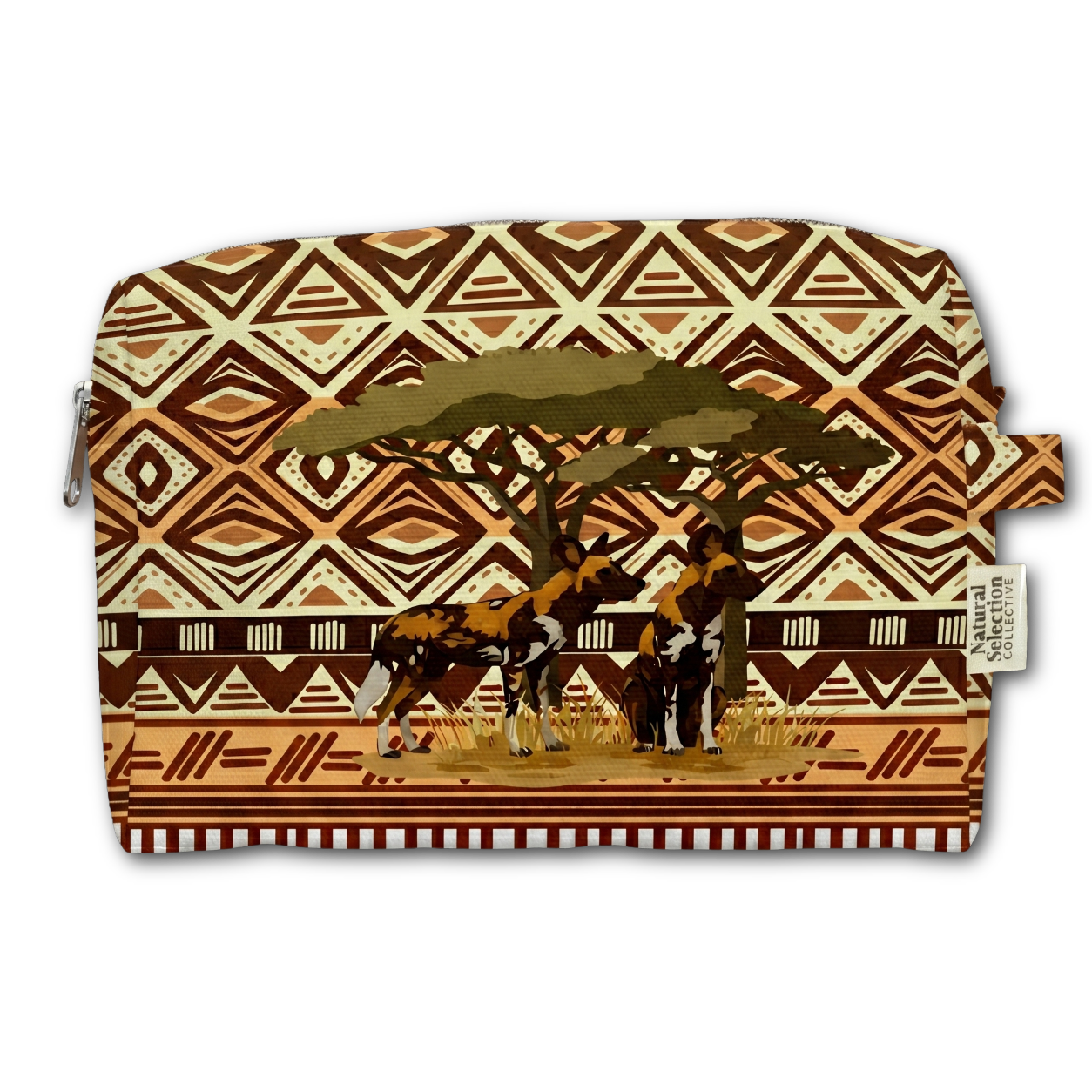 Painted Wolves Toiletry Bag