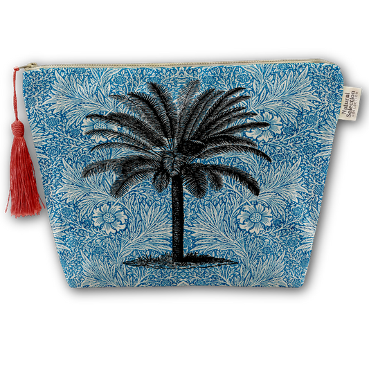Palm Springs Velvet Makeup Bag
