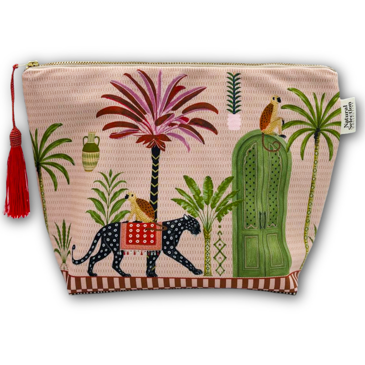 Persian Leo Velvet Makeup Bag
