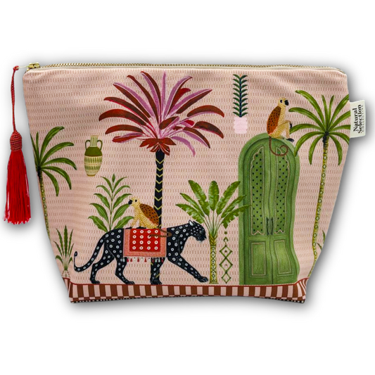 Persian Leo Velvet Makeup Bag