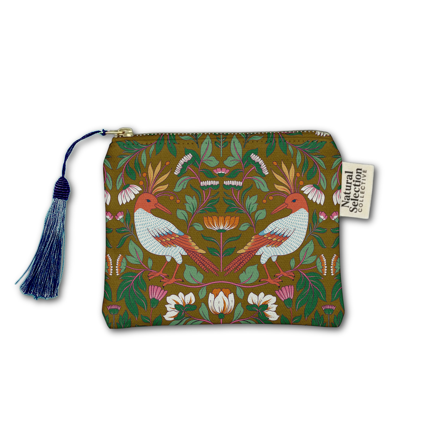 Village Garden Green Makeup Bag