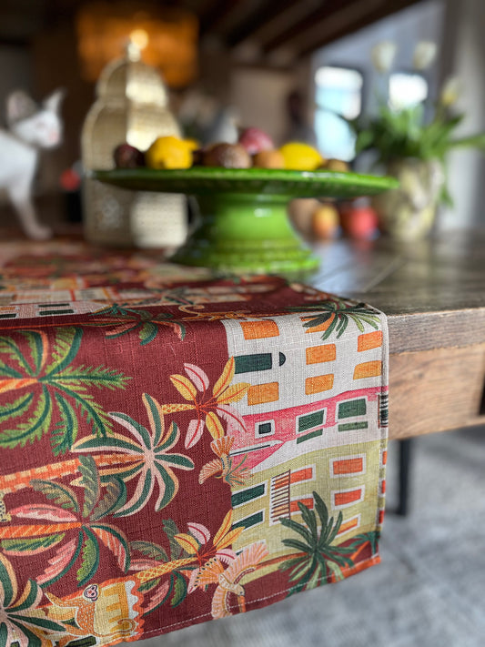 Sultan Monkey Table Runner
