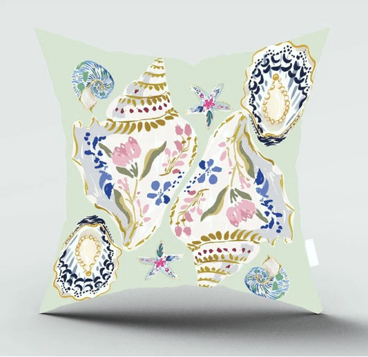 Sumatra Shells Sage Scatter Cover