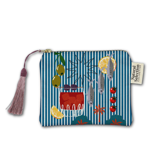 Tropea Stripe Makeup Bag