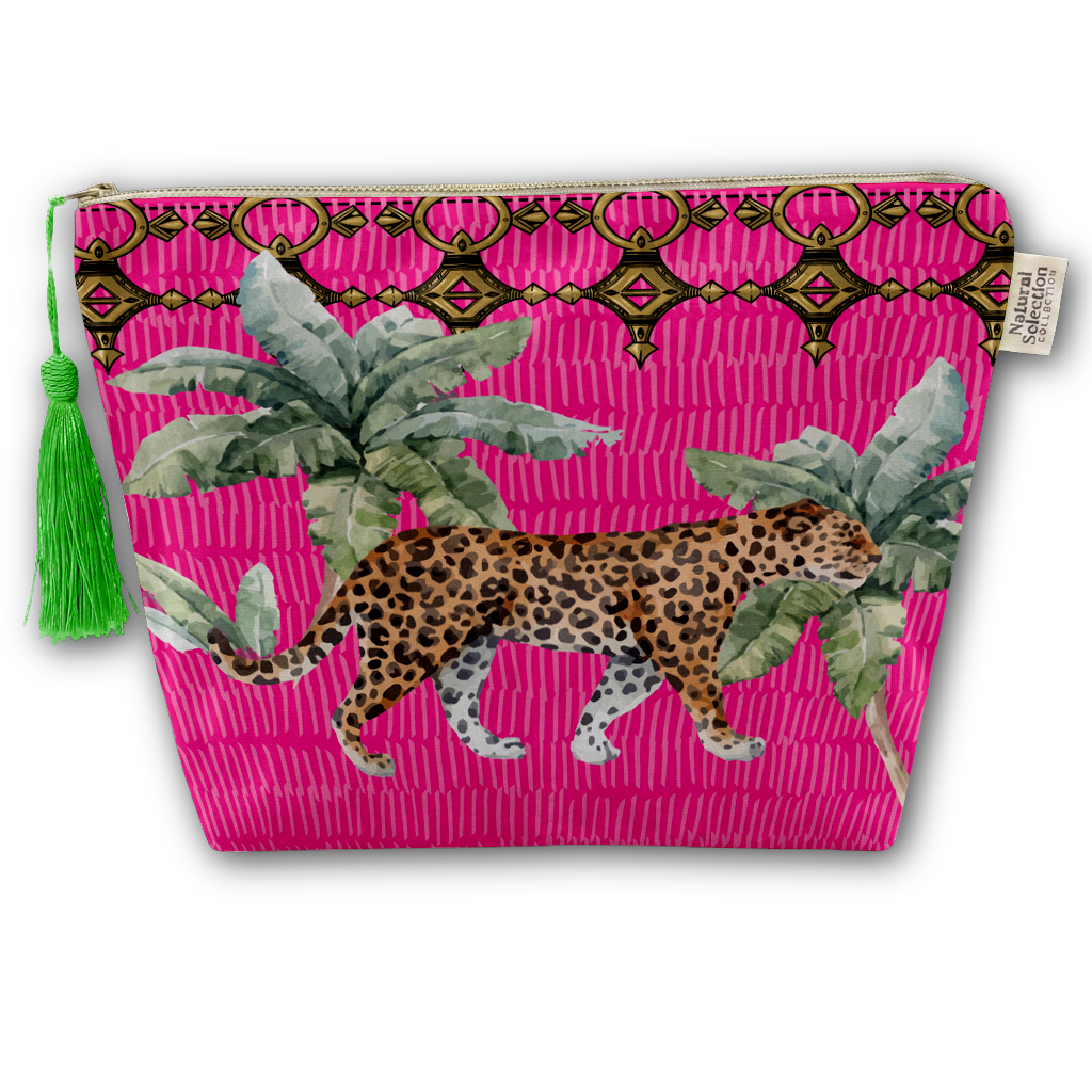 Tuareg Jungle Velvet Makeup Bag