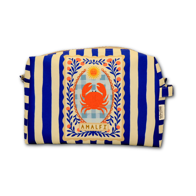 Amalfi Crab Toiletry Bag