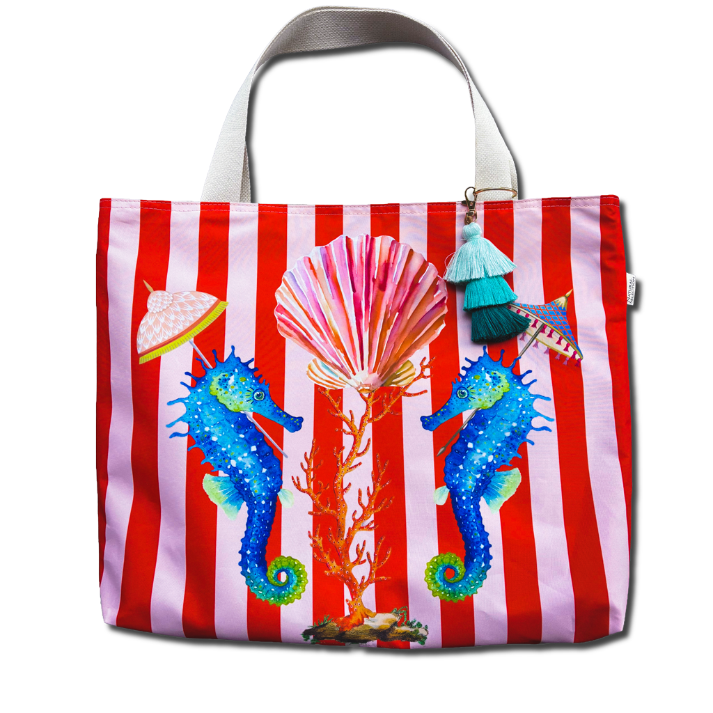 Clifton Seahorses Beach Bag