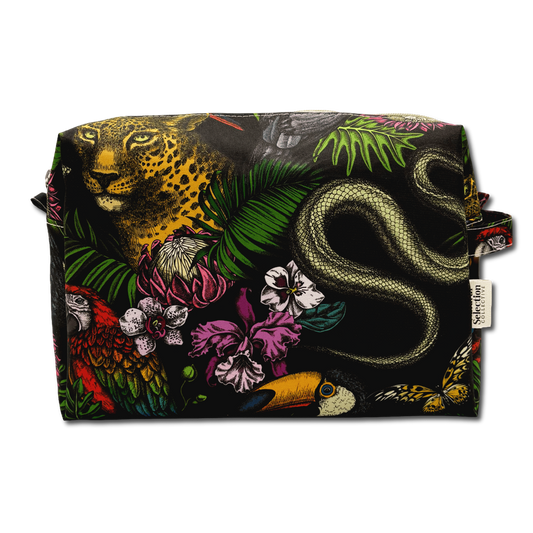 Folklore Black Toiletry Bag