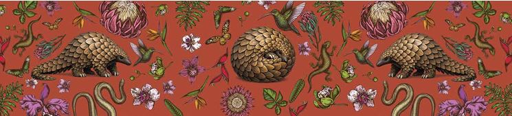 Folklore Pangolin Table Runner