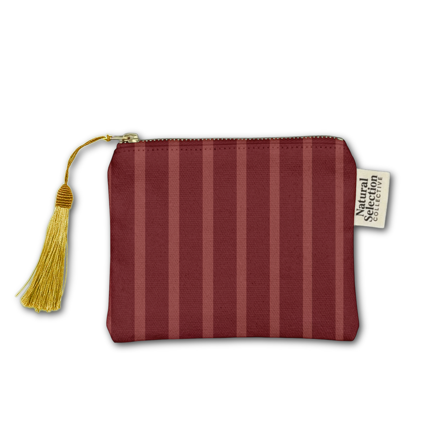 Foxglove Stripe Makeup Bag
