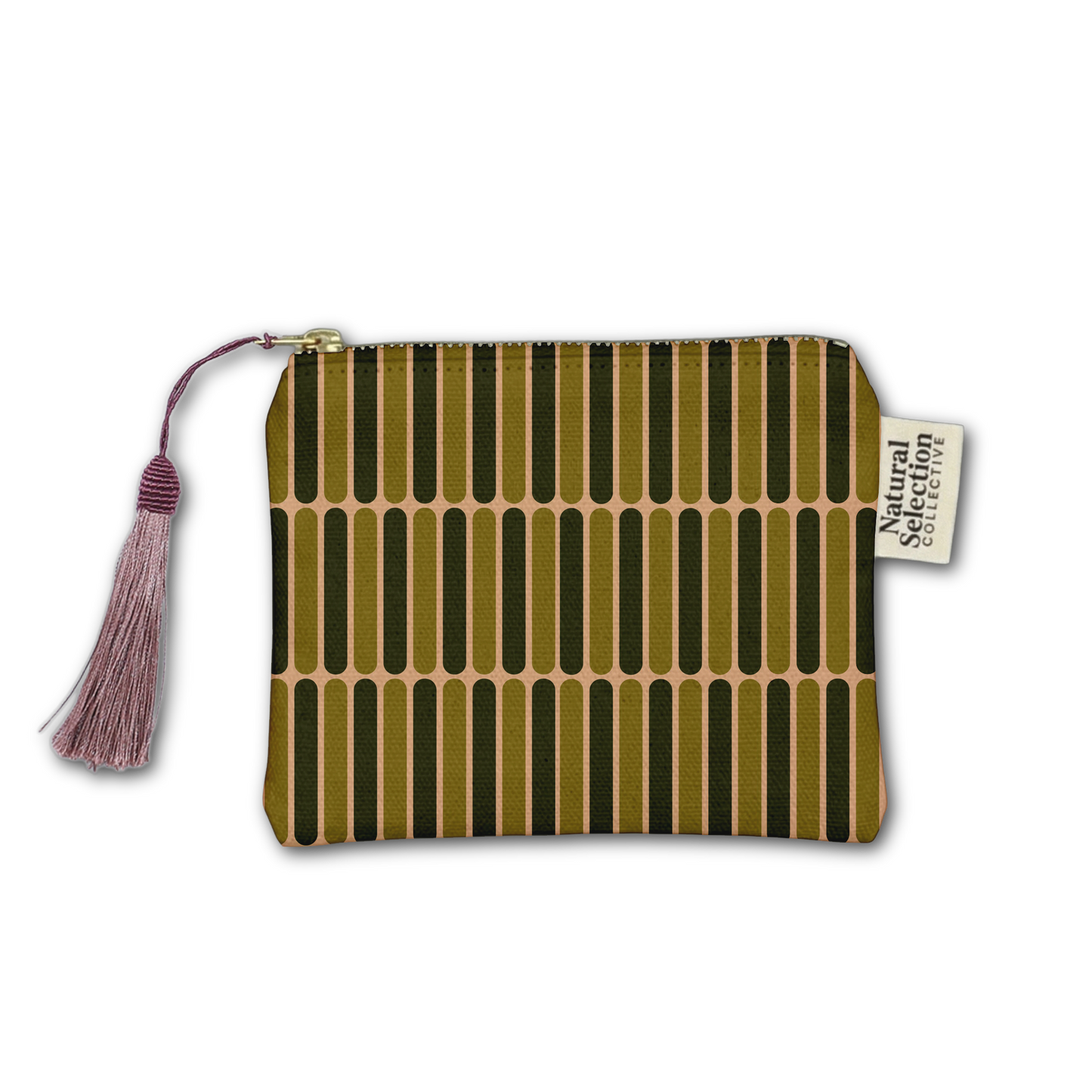 Greenhouse Stripe Makeup Bag