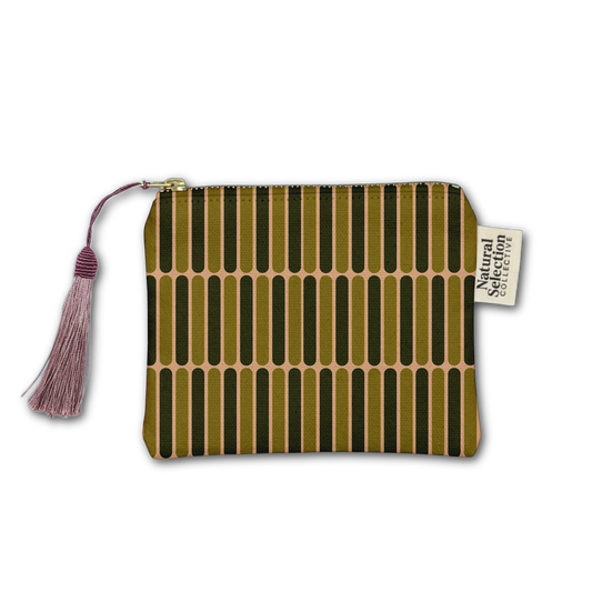 Greenhouse Stripe Makeup Bag