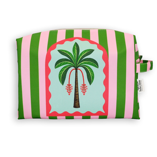 Mirage Palm Green Toiletry Bag