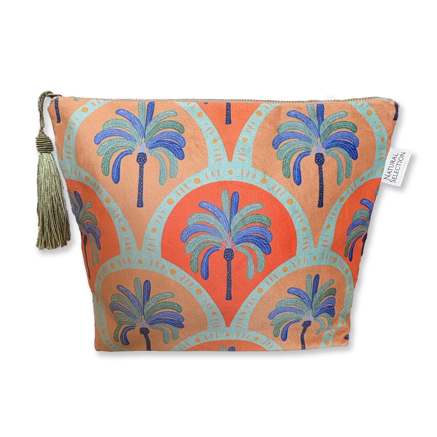 Palma Sunset Velvet Makeup Bag