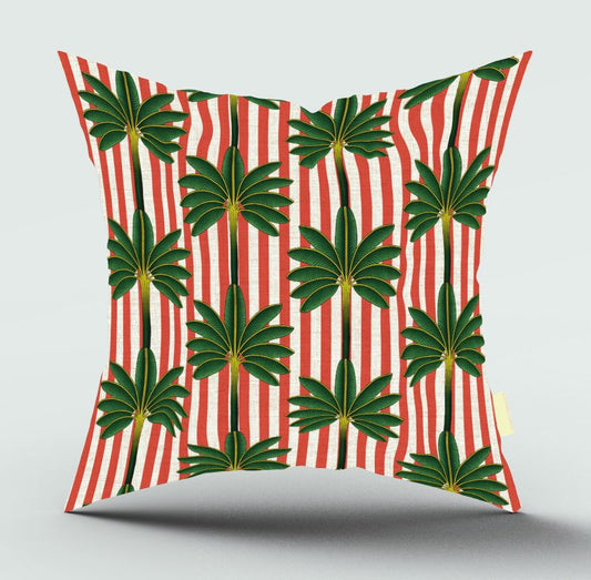 Palm Vista Red Scatter Cover