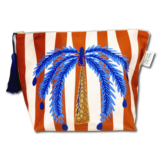 Palma Sicily Velvet Makeup Bag