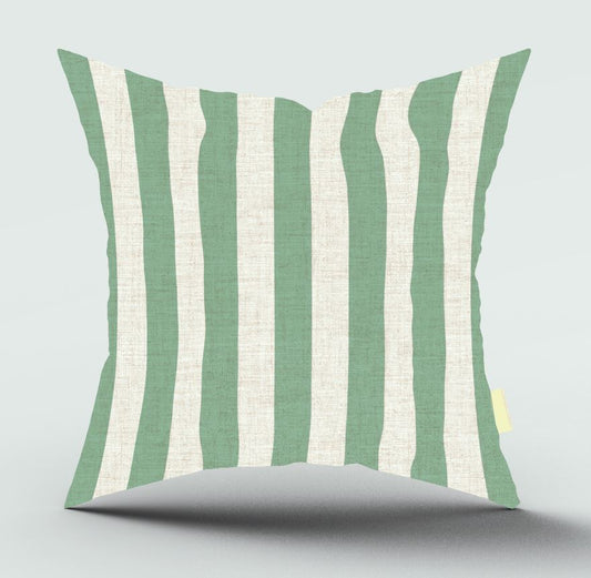 Splendida Stripes Sage Scatter Cover